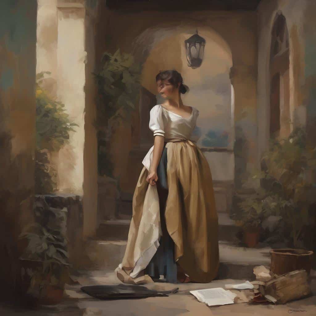 Ανδρική γυναίκα σε παστέλ τοπίο, αποπνέει χαρά, ευτυχία, τέχνη, ιστορία, γαλήνη, αισθητική και πολιτισμός.